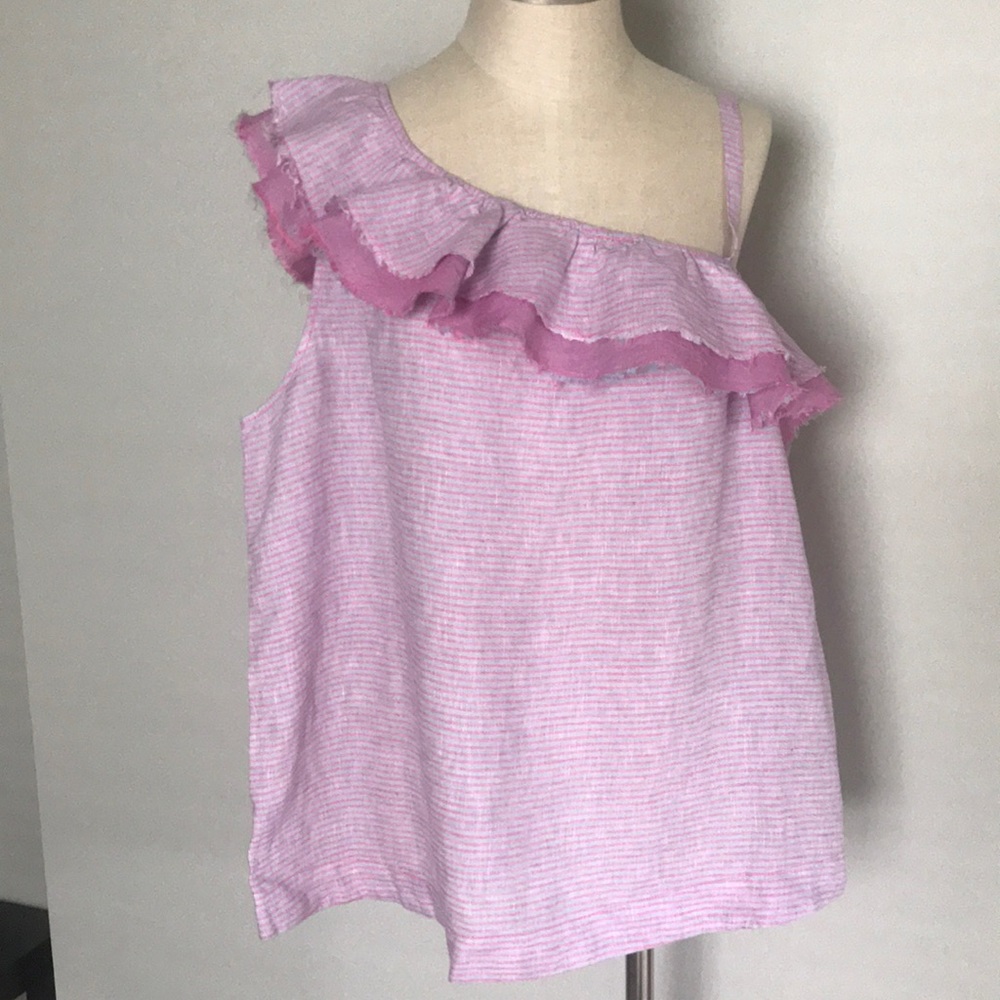 Anthropologie Holding Horses striped top sz XL